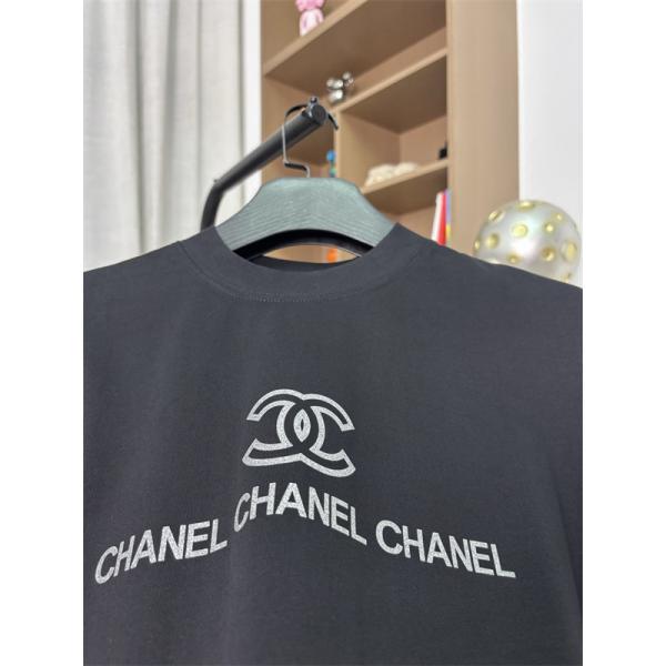 ワンポイントロゴ 半袖 メンズ きれいめコーデ 快適な着心地 CHANEL シャネル コピー Tシャツ 人気モデル