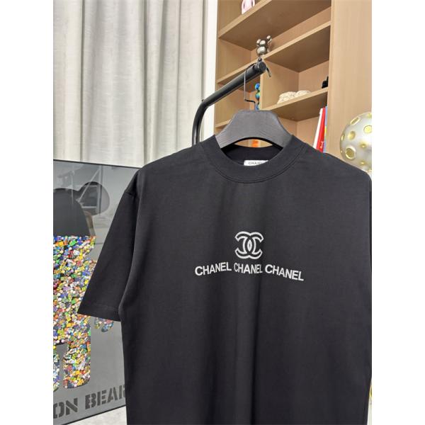 ワンポイントロゴ 半袖 メンズ きれいめコーデ 快適な着心地 CHANEL シャネル コピー Tシャツ 人気モデル