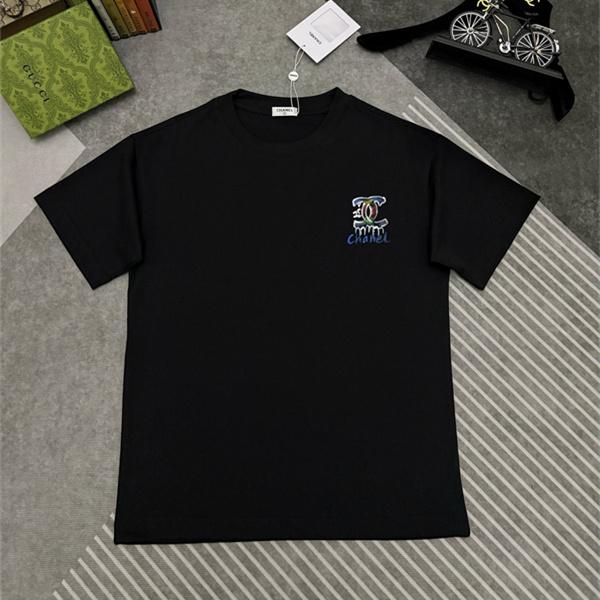グラフィックロゴ 半袖 メンズ 個性派ファッション 上品カジュアル 2026最新 CHANEL シャネル コピー Tシャツ