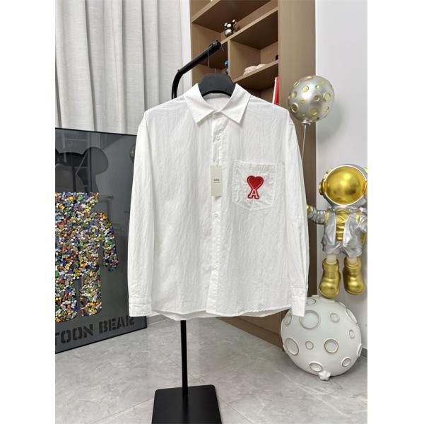 バックプリント メンズ 個性派スタイル オシャレ見え AMI アミ コピー Tシャツ 注目アイテム