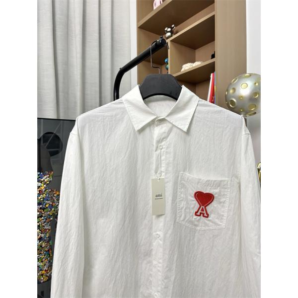 バックプリント メンズ 個性派スタイル オシャレ見え AMI アミ コピー Tシャツ 注目アイテム