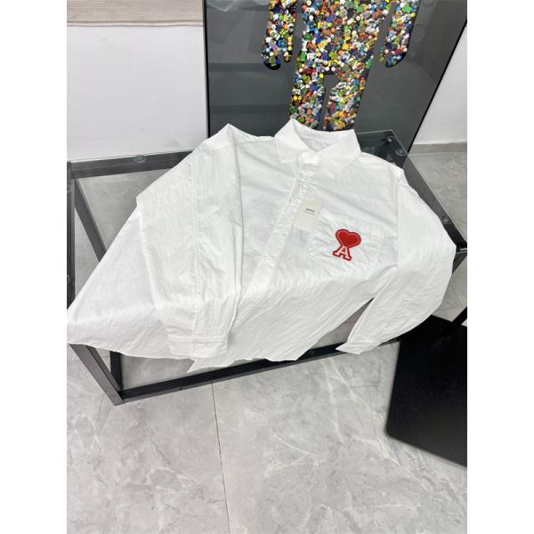 バックプリント メンズ 個性派スタイル オシャレ見え AMI アミ コピー Tシャツ 注目アイテム