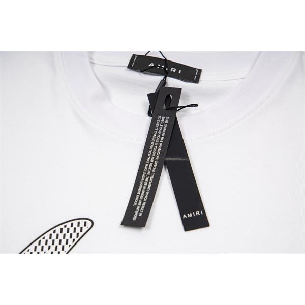 ロゴプリント 半袖 ゆったりシルエット クルーネック 男女兼用 AMIRI アミリ コピー Tシャツ カジュアル トップス