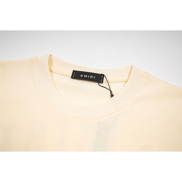 AMIRI アミリ コピー Tシャツ グラフィックロゴ メンズ 半袖 ワイドシルエット バックデザイン こなれ感 カジュアルコーデ おすすめトップス