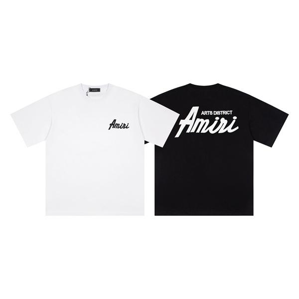 ワンポイントロゴ メンズ バックプリント リラックスフィット 個性派デザイン AMIRI アミリ コピー 半袖カットソー デイリーコーデ