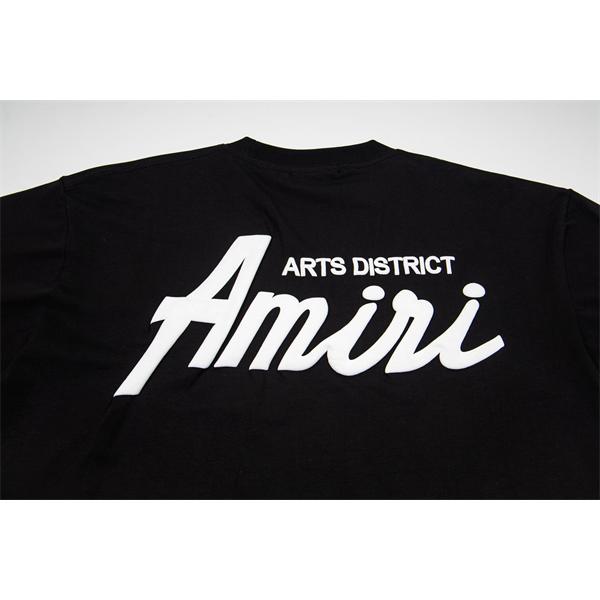 ワンポイントロゴ メンズ バックプリント リラックスフィット 個性派デザイン AMIRI アミリ コピー 半袖カットソー デイリーコーデ