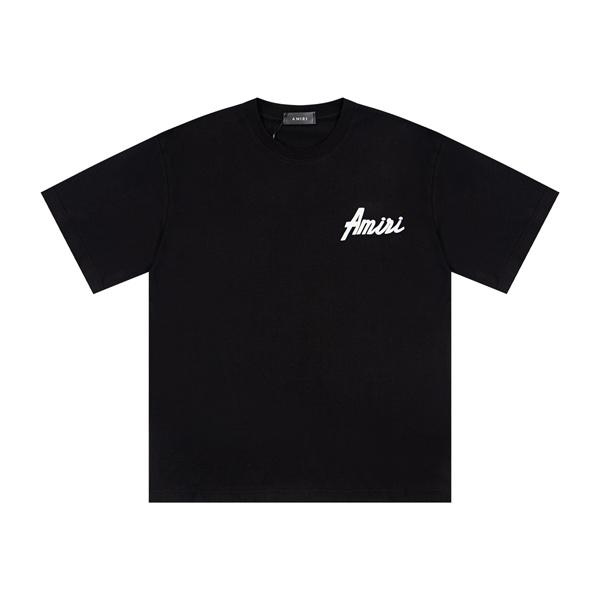 ワンポイントロゴ メンズ バックプリント リラックスフィット 個性派デザイン AMIRI アミリ コピー 半袖カットソー デイリーコーデ