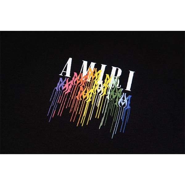 ワンポイントロゴ メンズ バックプリント ペイントデザイン リラックスフィット AMIRI アミリ コピー 半袖カットソー デイリーコーデ