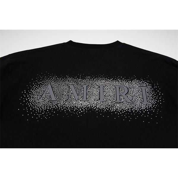ワンポイントロゴ メンズ バックプリント スモークグラフィック リラックスフィット AMIRI アミリ コピー 半袖カットソー デイリーコーデ