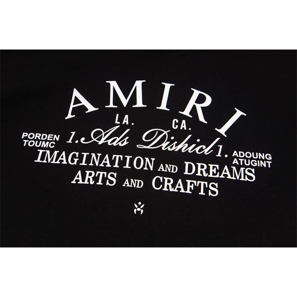 バックロゴ 半袖 大胆プリント ワイドシルエット 個性派ストリート AMIRI アミリ コピー Tシャツ メンズ デイリーコーデ 人気急上昇