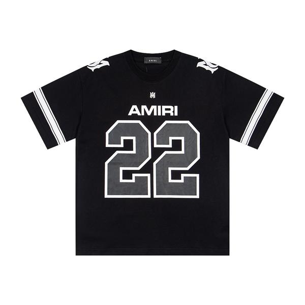 ワンポイント22 メンズ バックデザイン ナンバープリント ストリートカジュアル AMIRI アミリ コピー Tシャツ 注目アイテム