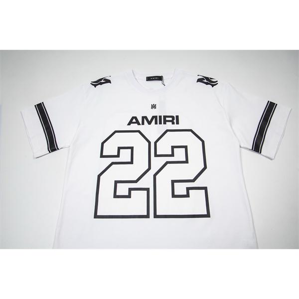 ワンポイント22 メンズ バックデザイン ナンバープリント ストリートカジュアル AMIRI アミリ コピー Tシャツ 注目アイテム