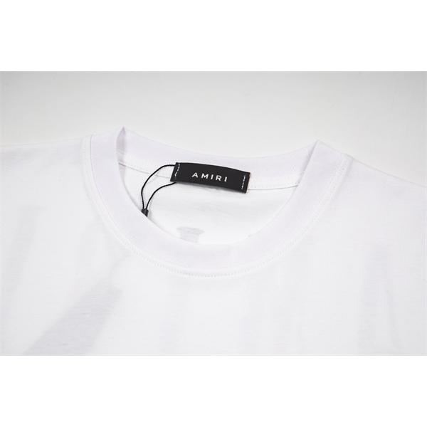 AMIRI アミリ コピー Tシャツ ペイントグラフィック メンズ 半袖 2026話題 ロゴ主役 ストリート映え ゆったり 人気急上昇