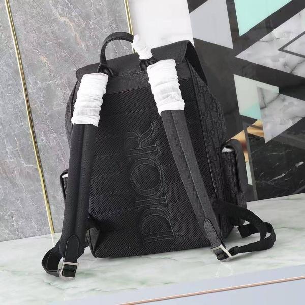 DIOR ディオール リュック メンズバックパック 総柄デザイン フロントポケット 大容量 軽量仕様 アウトドア 旅行 トレンド 人気