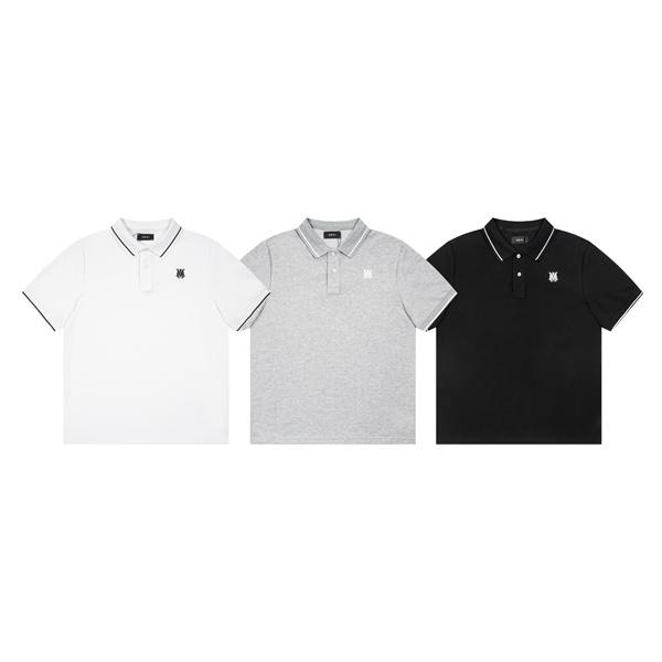 AMIRI アミリ コピー ポロシャツ 2026新作 メンズ 春夏おすすめ 上質 快適 ワンポイントロゴ デイリー使い