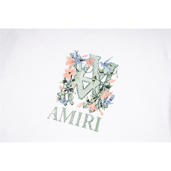 花柄グラフィック 春夏おすすめ バックプリント 上質カジュアル デイリー使い AMIRI アミリ コピー Tシャツ 半袖