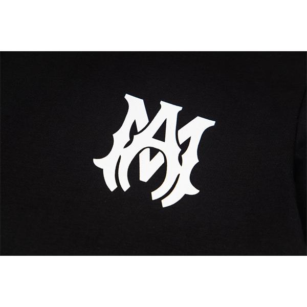 AMIRI アミリ コピー Tシャツ ワイドシルエット メンズ 新作 ワンポイントロゴ バックプリント こなれ感 売れ筋トップス