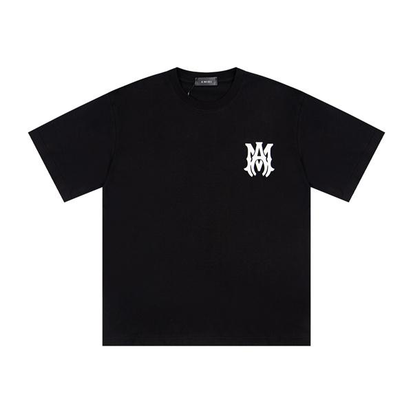 AMIRI アミリ コピー Tシャツ ワイドシルエット メンズ 新作 ワンポイントロゴ バックプリント こなれ感 売れ筋トップス