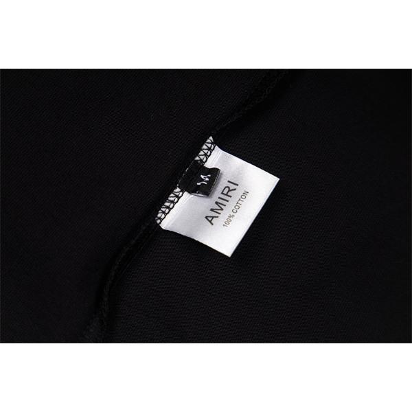 AMIRI アミリ コピー Tシャツ ワイドシルエット メンズ 新作 ワンポイントロゴ バックプリント こなれ感 売れ筋トップス