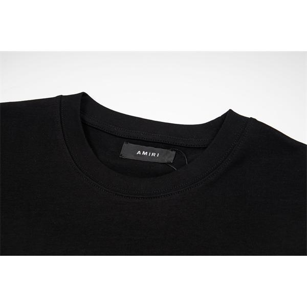 ロゴプリント 半袖 ゆったりシルエット クルーネック 男女兼用 AMIRI アミリ コピー Tシャツ カジュアル トップス