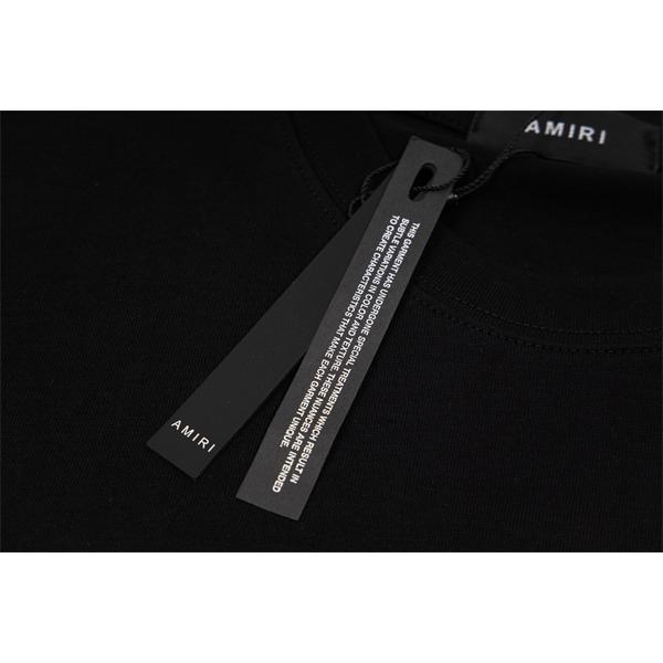 ロゴプリント 半袖 ゆったりシルエット クルーネック 男女兼用 AMIRI アミリ コピー Tシャツ カジュアル トップス
