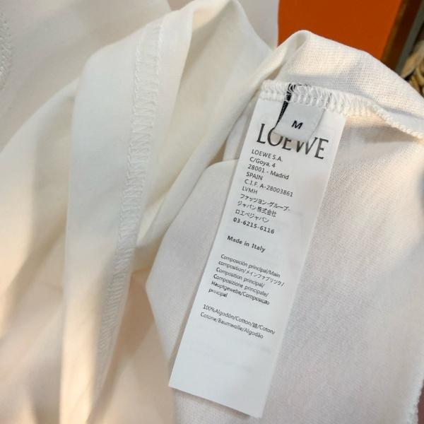 LOEWE ロエベ クラシックアナグラム 刺繍デザインTシャツ コットン半袖 ファッション 売れ筋 快適フィット