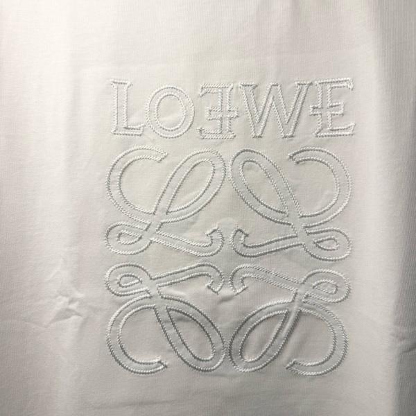 LOEWE ロエベ クラシックアナグラム 刺繍デザインTシャツ コットン半袖 ファッション 売れ筋 快適フィット