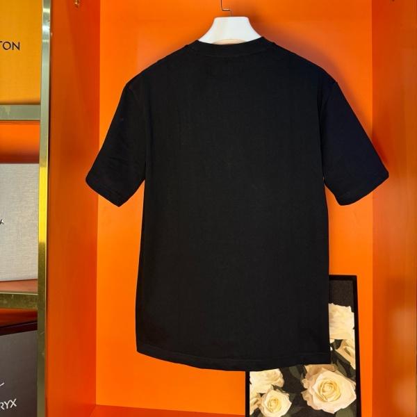 LOEWE ロエベ クラシックアナグラム 刺繍デザインTシャツ コットン半袖 ファッション 売れ筋 快適フィット