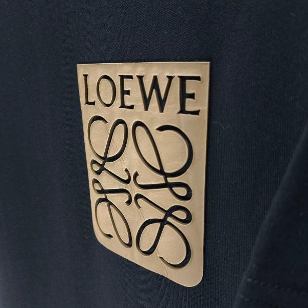 LOEWE コピー ロエベ 2026春夏新作 仮ポケット風アナグラムロゴ 半袖Tシャツ 男女兼用 人気 カジュアル トップス