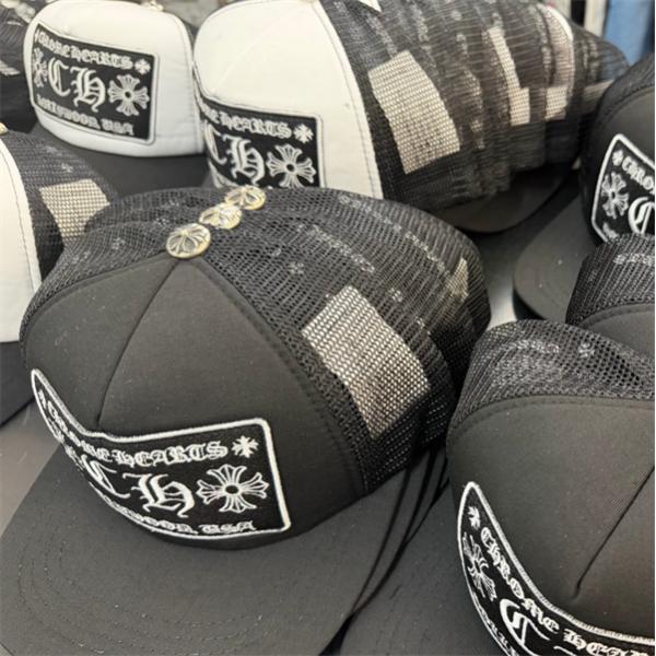 定番Chrome Heartsクロムハーツキャップスーパーコピー2026超人気周り53-60CM黒色ホワイト