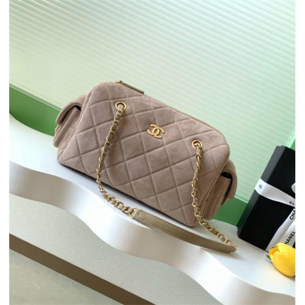 Chanel 25K♡シャネルショルダーバッグスーパーコピーカーキ色収納性抜群AS5791