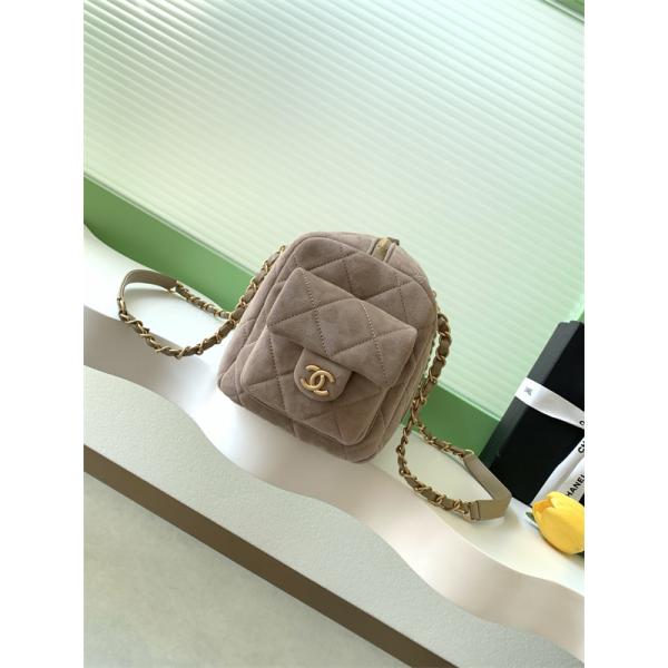 Chanel 25K♡シャネルショルダーバッグスーパーコピーカーキ色収納性抜群AS5791