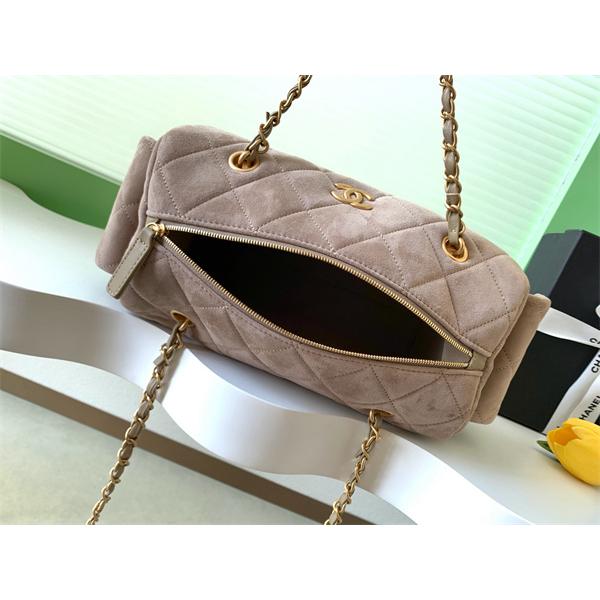 Chanel 25K♡シャネルショルダーバッグスーパーコピーカーキ色収納性抜群AS5791