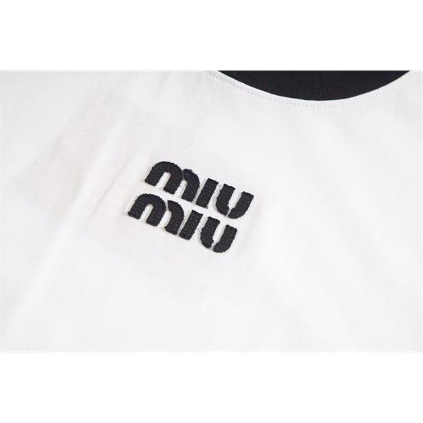 人気♡Miumiuミュウミュウｔシャツスーパーコピー2026トレンド最新黒色ホワイト