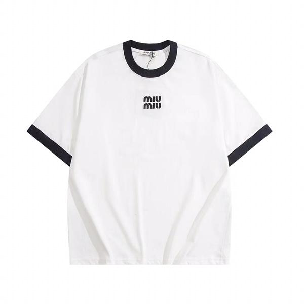 人気♡Miumiuミュウミュウｔシャツスーパーコピー2026トレンド最新黒色ホワイト