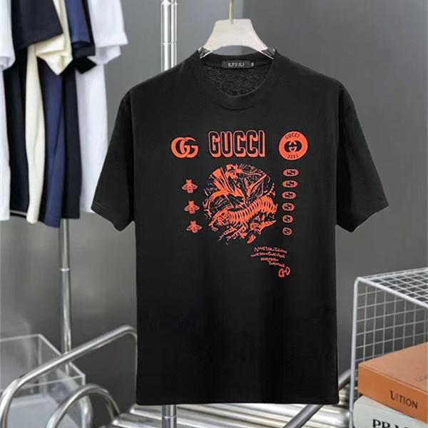 ロゴプリント クルーネック GUCCI グッチ コピー 半袖Tシャツ 2026新作 人気 着映え トレンド