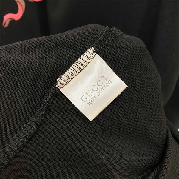 グラフィックプリント スネーク柄 クルーネック GUCCI グッチ コピー 半袖トップス 一枚で決まる 話題 注目デザイン