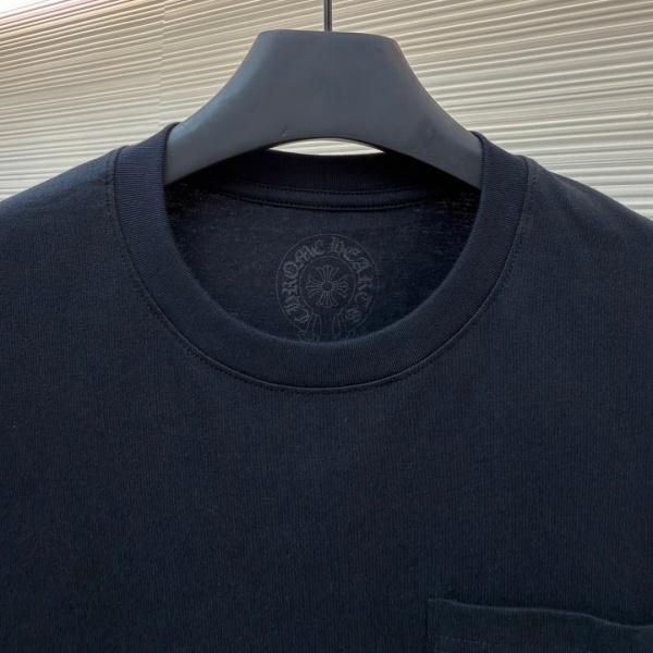 Chrome Hearts クロムハーツ Deadly Doll 半袖Tシャツ 胸ポケットデザイン バックプリント 主役級 オーバーサイズ 人気上昇中 ストリート系 男女兼用