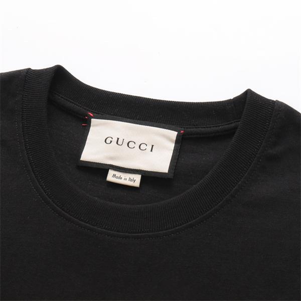 サークルロゴ クルーネック フロントプリント GUCCI グッチ コピー 半袖Tシャツ 2026新作 旬顔 着映えトップス