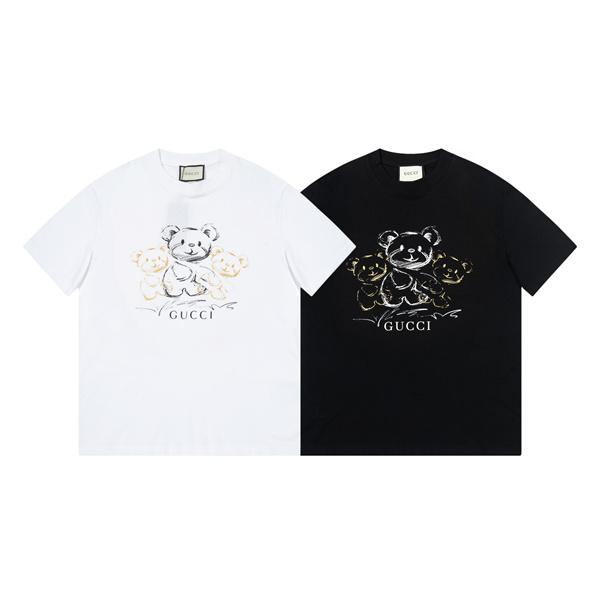 ベアモチーフ クルーネック 2枚セット GUCCI グッチ コピー 半袖Tシャツ 2026新作 大人可愛い 着映えトップス