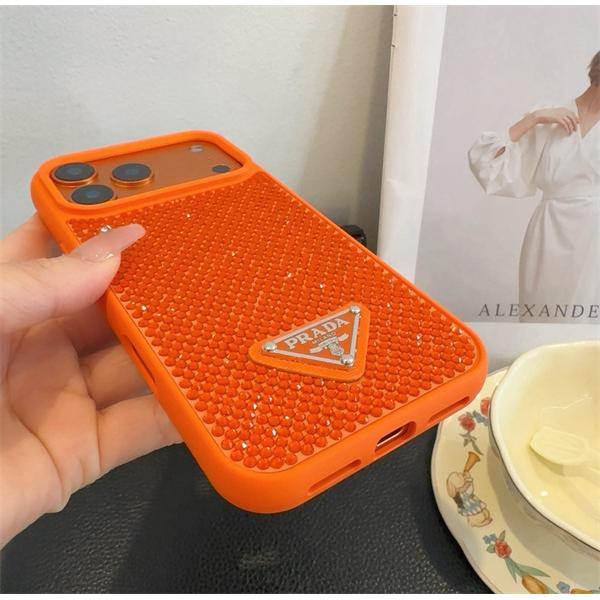 Prada プラダiPhone17ケースコピー スマホケース 全面保護 耐衝撃 落下防止  スタンド機能付き 