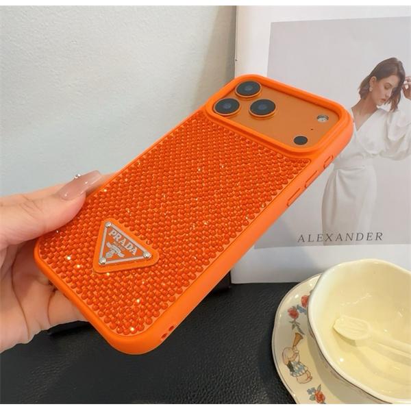 Prada プラダiPhone17ケースコピー スマホケース 全面保護 耐衝撃 落下防止  スタンド機能付き 