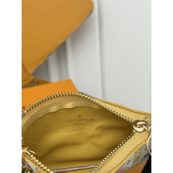 M62650☆☆  Louis Vuitton Pochette Cle ルイヴィトン財布コピーファスナー開閉式の小型ポーチ小銭カード