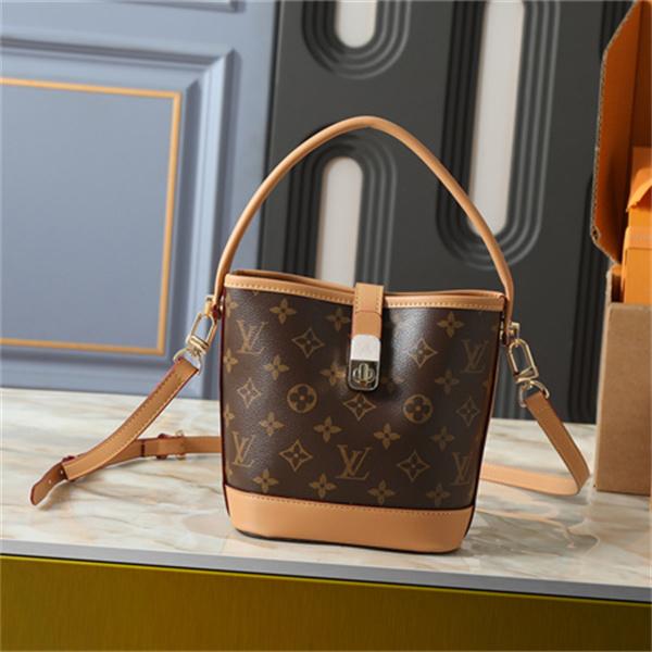 バケットバッグ 縦型フォルム LOUIS VUITTON ルイヴィトン コピー ショルダー付き きれいめ外出バッグ
