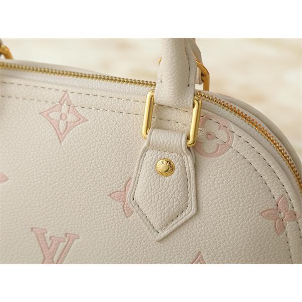 2WAYバッグ 型押しロゴデザイン 丸みシルエット LOUIS VUITTON ルイヴィトン コピー 肩掛け対応 旬顔フェミニン