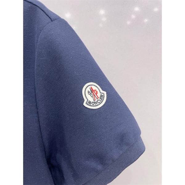 襟付きトップス ロゴ入り スマート見え MONCLER モンクレール コピー 半袖ポロ デイリー向け 即戦力アイテム
