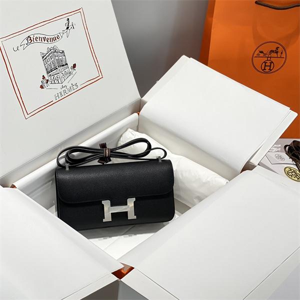 Hermès Constance Elan 2026トレンドエルメスショルダーバッグコピー黒色上品