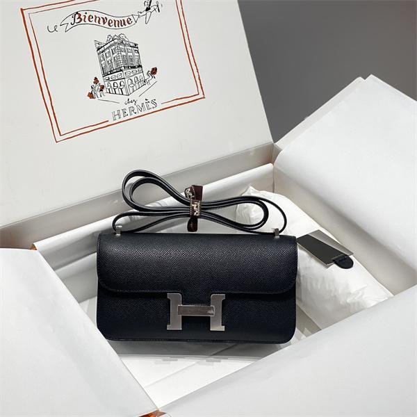 Hermès Constance Elan 2026トレンドエルメスショルダーバッグコピー黒色上品