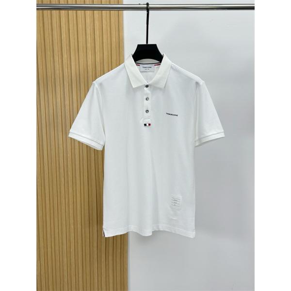 ネイビー系 クラシックフィット 旬顔 THOM BROWNE トムブラウン コピー ポロシャツ 注目アイテム 着回し力