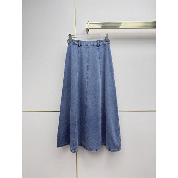 お洒落26SS☆☆LOEWE ロエベデニムロングスカートコピーファッション性抜群使い勝手
